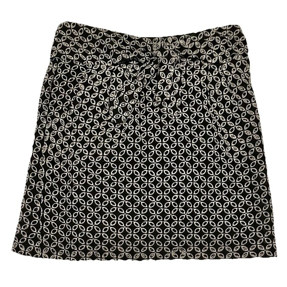 Grace Dresses & Skirts - VTG Grace Mini Skirt 4 Lined High Rise Black White Eyelet Preppy Y2K Alt Goth